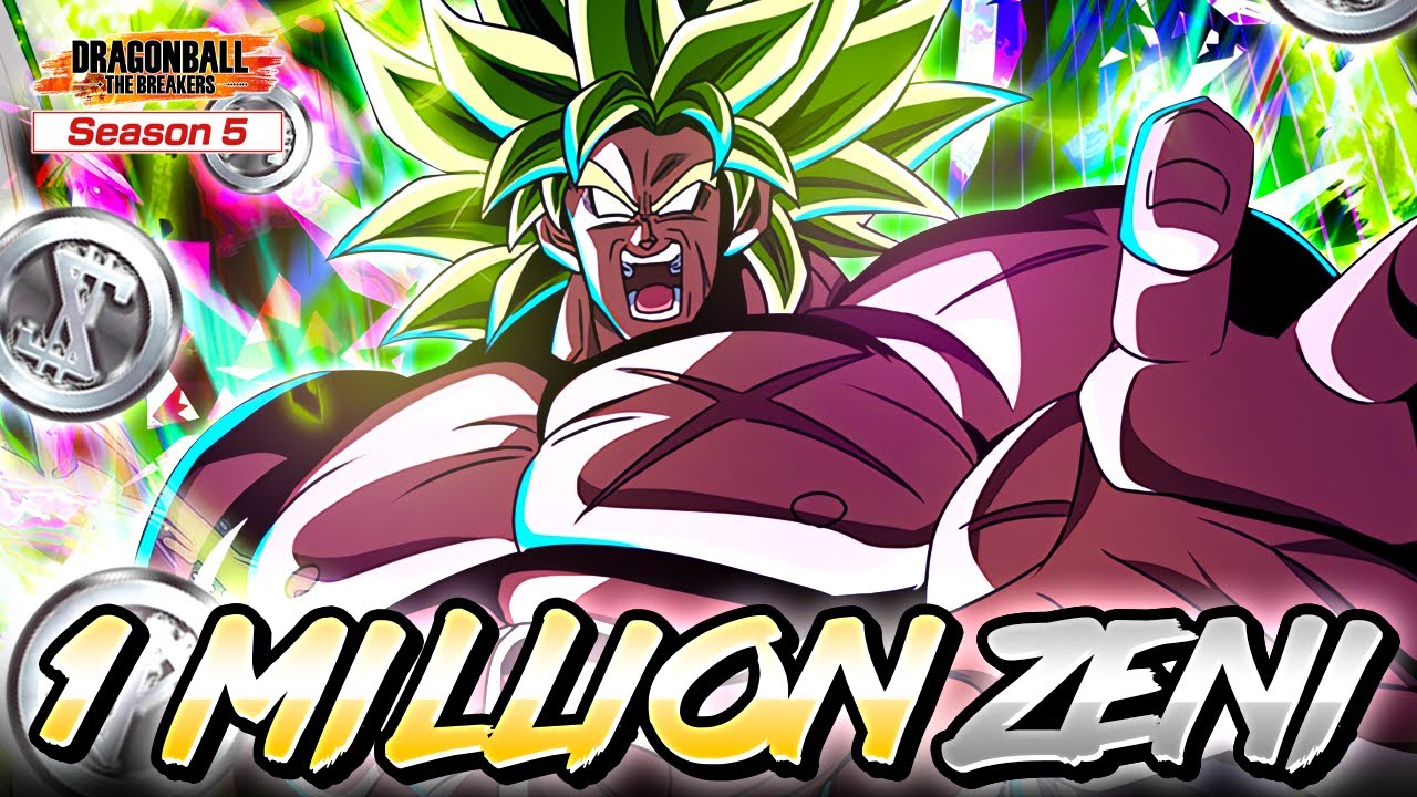 MY LUCKIEST SUMMON VIDEO OF ALL TIME! *1 MILLION ZENI* Summon for Full Power SSJ Broly DBTB Season 5