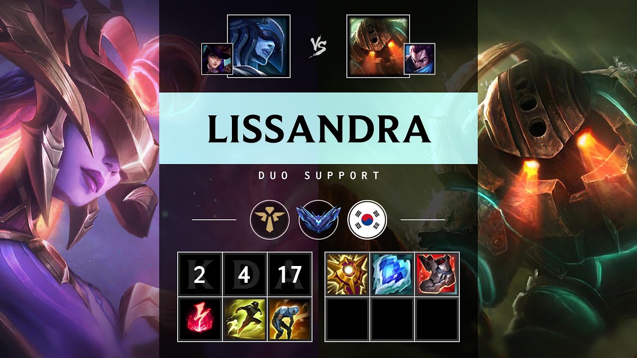 Lissandra Support vs Nautilus - KR Diamond Patch 25.13