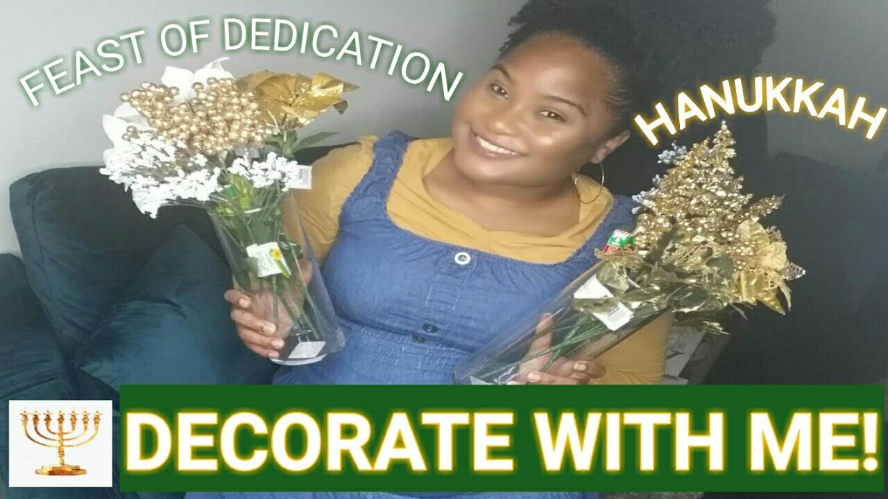 Hanukkah ✨️ Feast of Dedication Clean and Decorate With Me | PART 2 | Dollar Tree DIYs