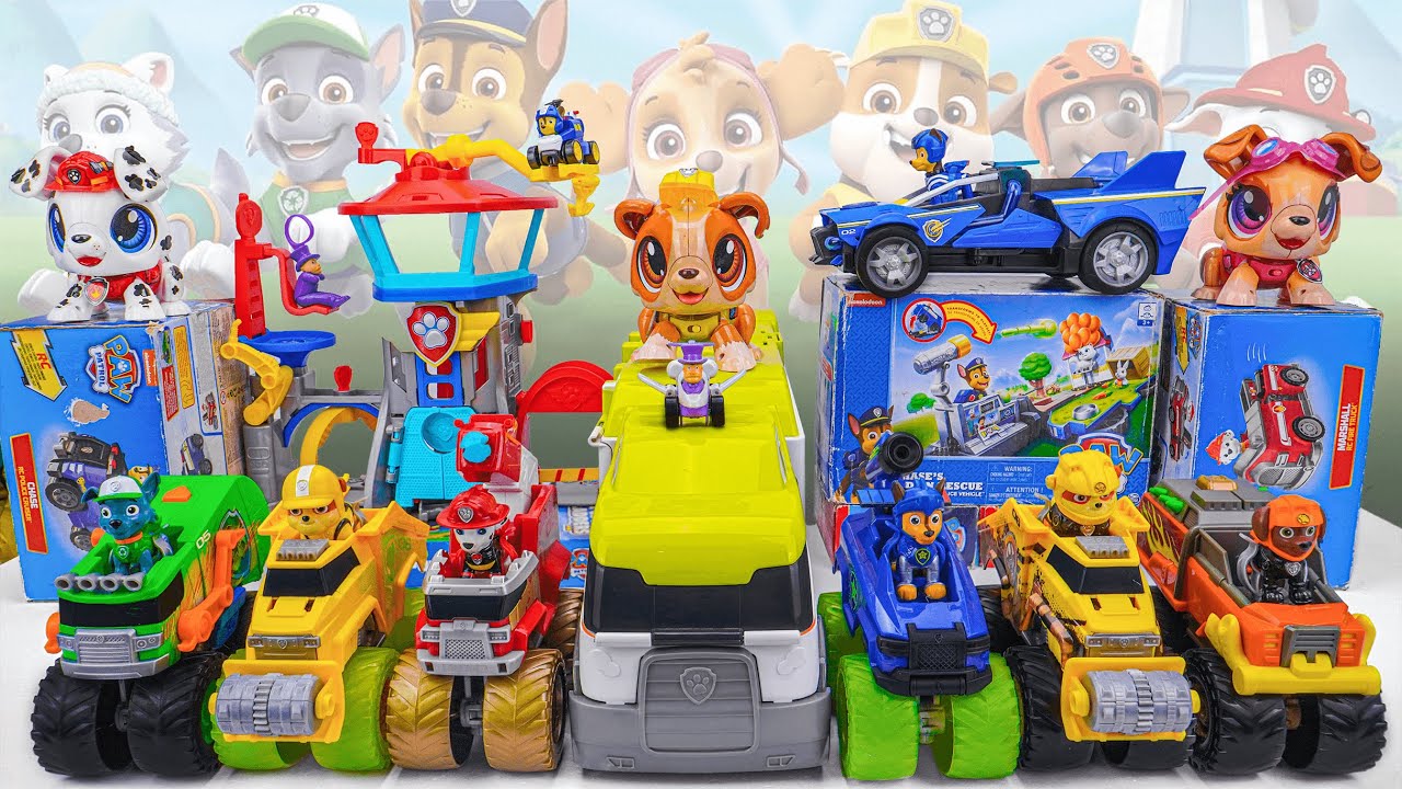 Paw Patrol MEGA Fleet Unboxing! 🐾🚓 Which Truck Is The Coolest? | Paw Patrol Unboxing ASMR 