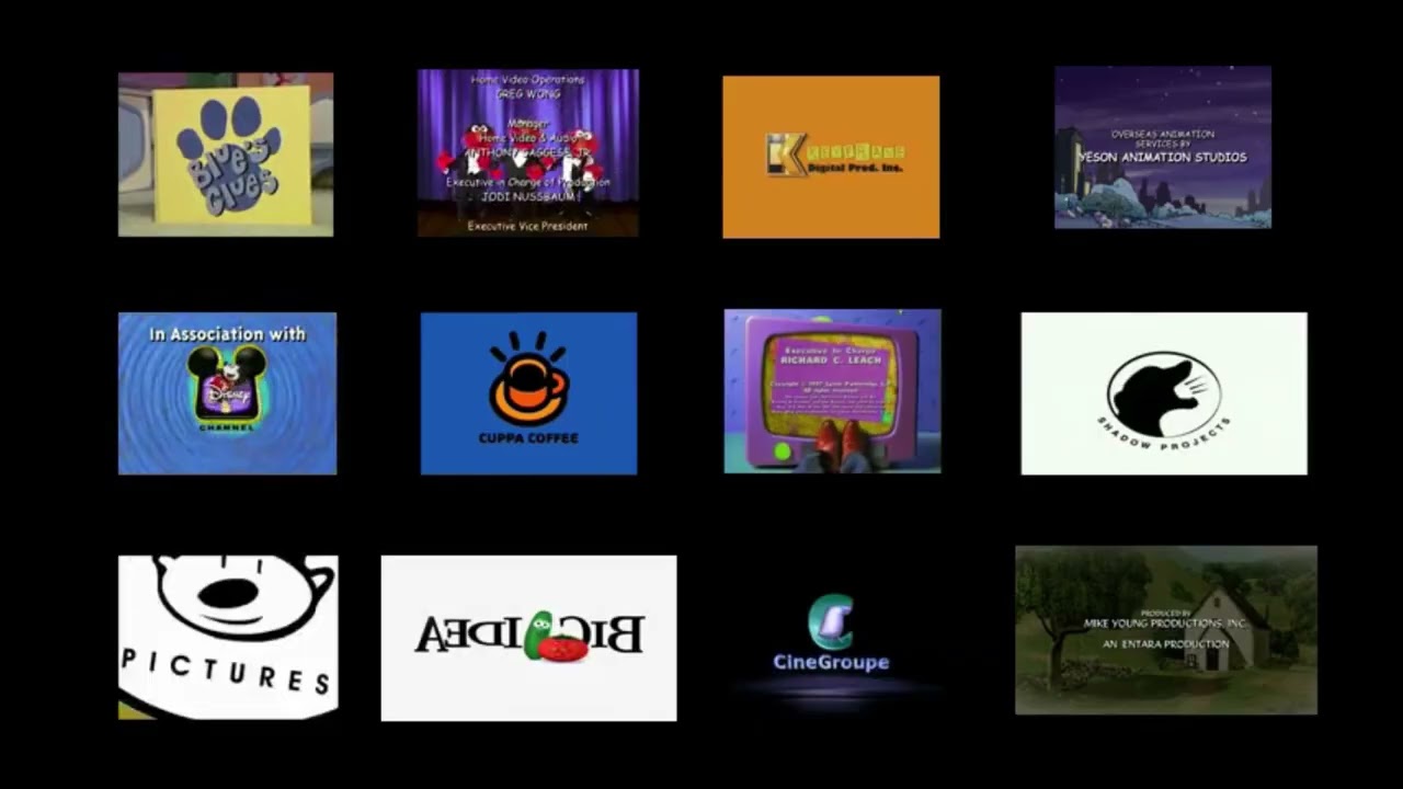 BC, Barney, EW, PDD, Clifford, PB&JO, JJ's C, Teletubbies, BITBBH, etc. credits remix (REUPLOADED)