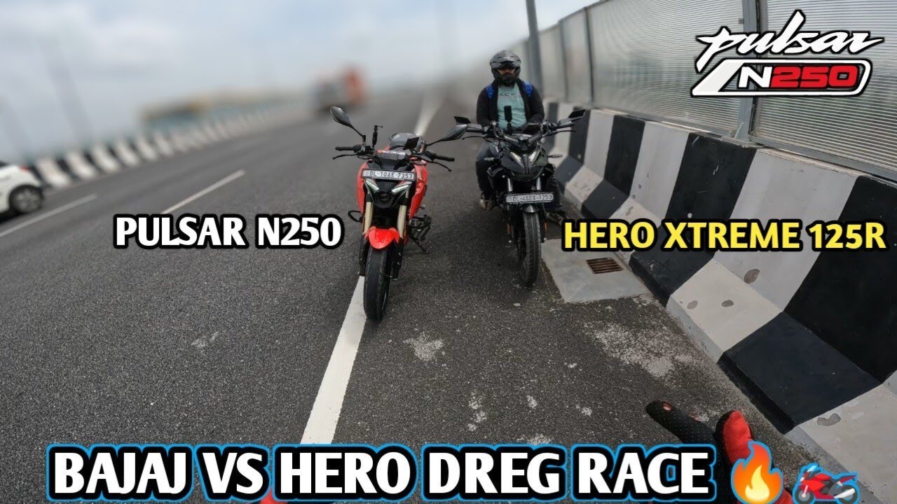 🔥 Pulsar N250 vs Hero Xtreme 125R | Drag Race Showdown 🔥