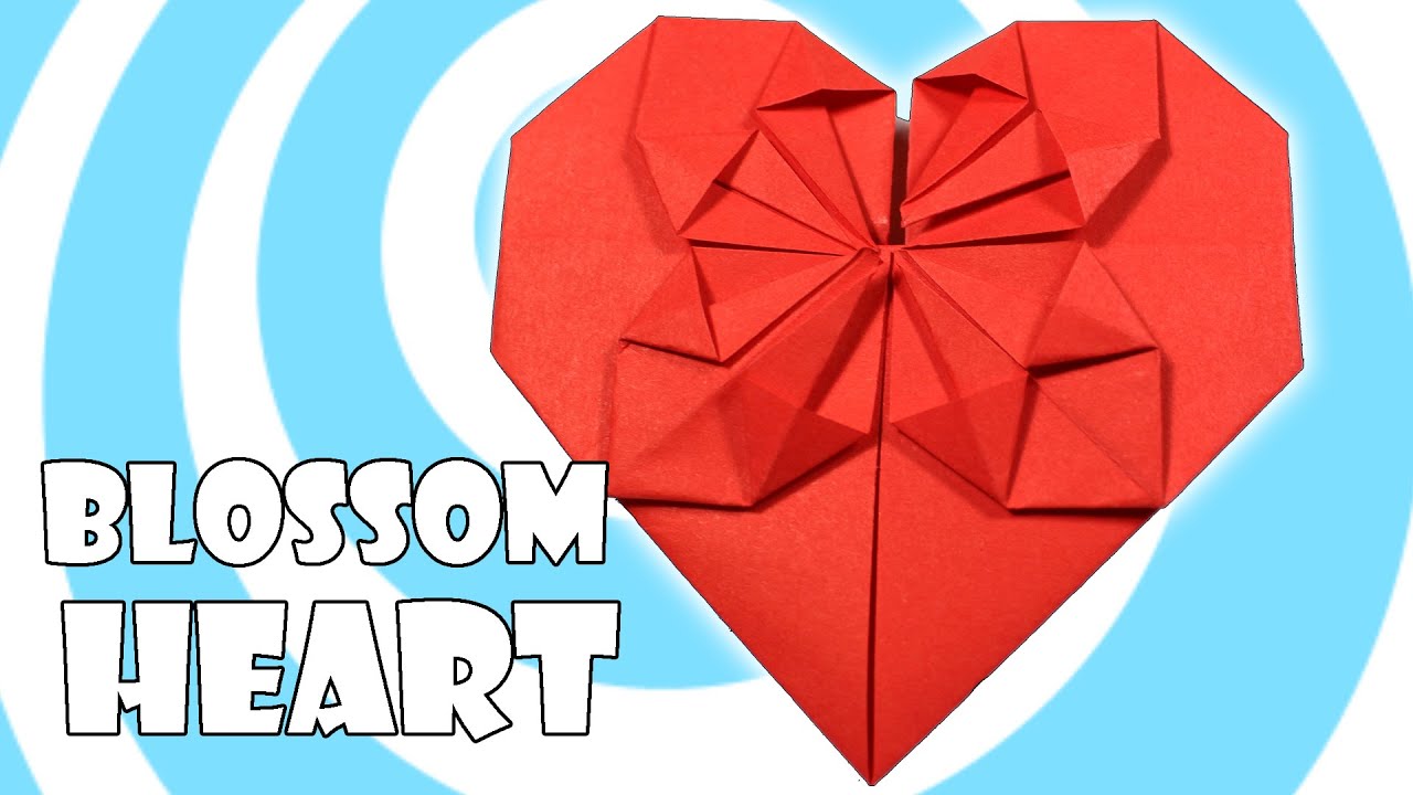Origami Blossom Heart Tutorial