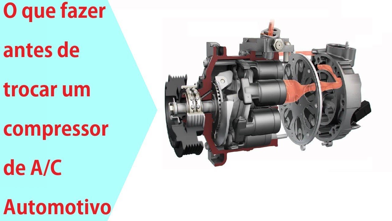 Procedimento de troca de compressor de Ar condicionado automotivo