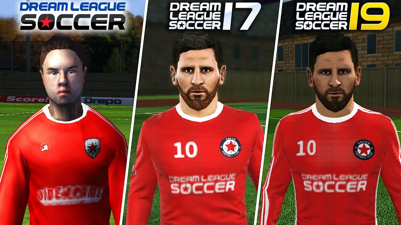 Эволюция футбольных трейлеров Dream League с 2015 по 2019 год