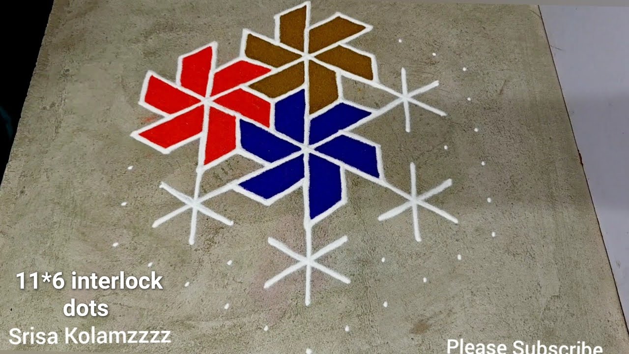 🌺11*6 Dot🌺New year🌺Margazhi🌺 Sankranti Special🌺Easy Simple Beautiful🌺Traditional Kambi Kolam