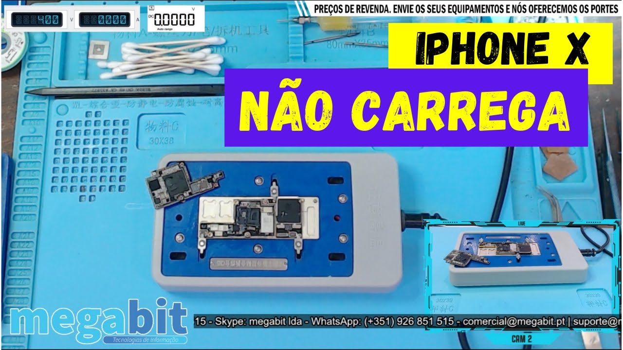 IPHONE X NÃO CARREGA BATERIA