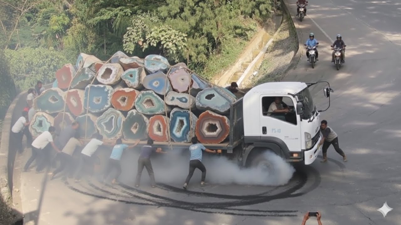 SANGAT TERSIKSA !! TRUK NYARIS GAGAL DI TANJAKAN TEREKSTRIM DI INDONESIA 