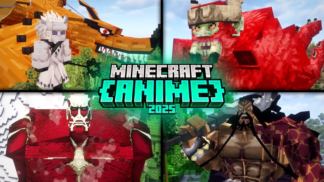 20 лучших аниме-модов для Minecraft в 2025 году!