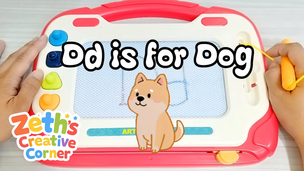 Write & Learn the 26 Letters in the Alphabet | Magnetic Drawing Board Kids Write-Along