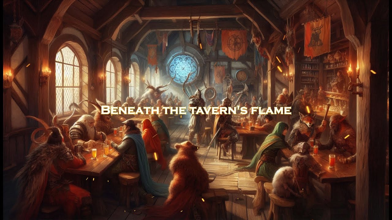 Beneath the Tavern's Flame - Bardic music, D&D, D&D Theme