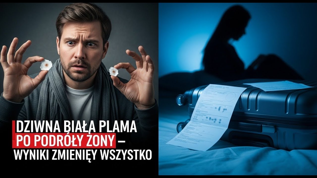 „Dziwna biała plama po podróży żony — wyniki zmieniły wszystko”
