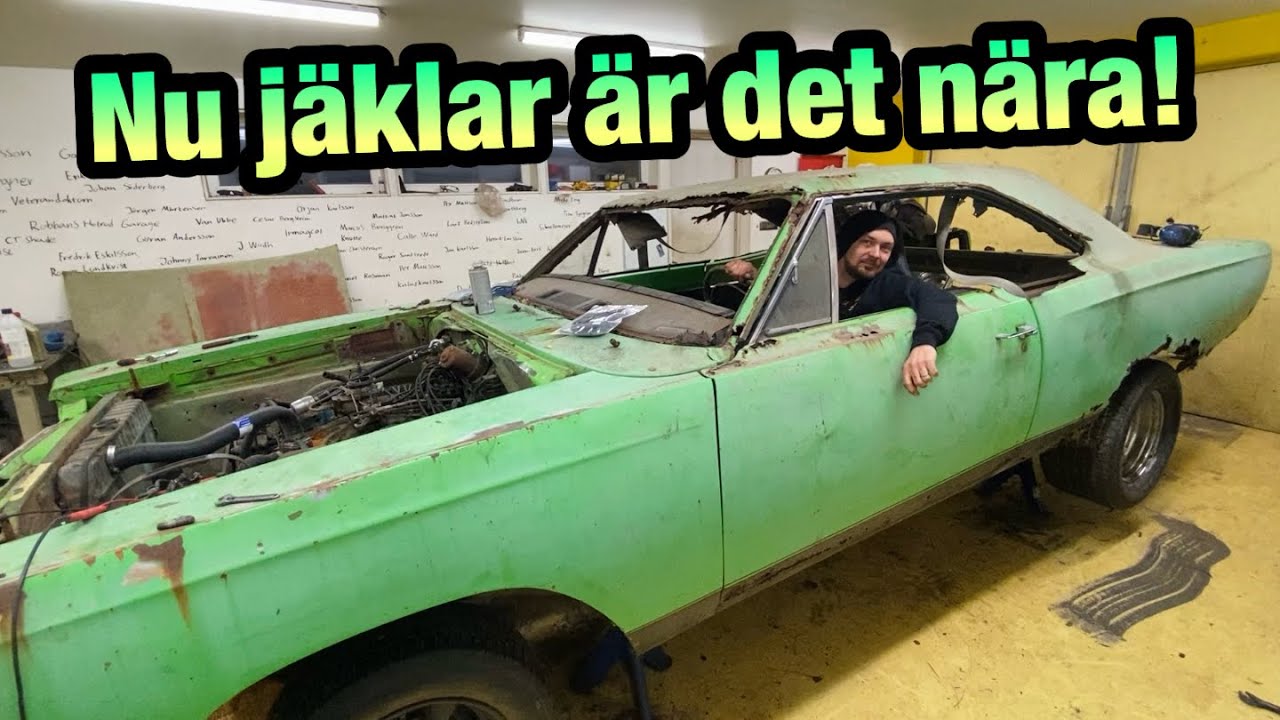 Bara bagateller kvar sen ska Satelliten kunna köra för egen maskin igen