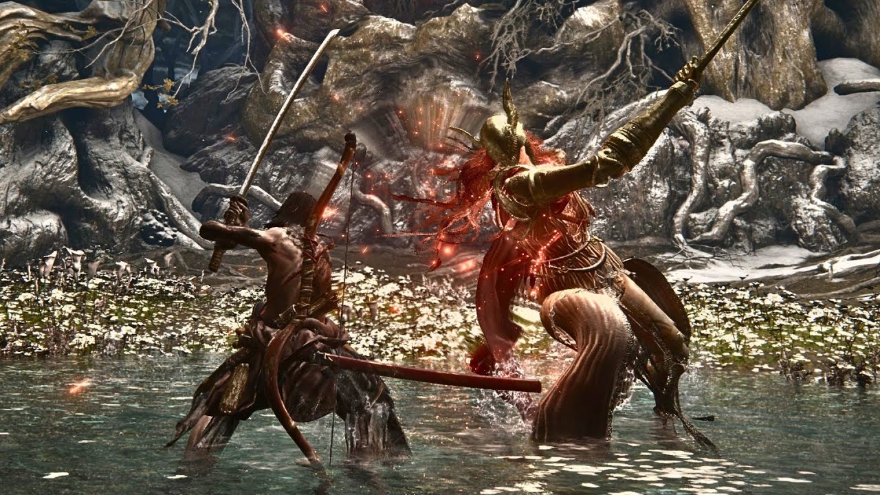 Elden Ring - Genichiro VS Malenia