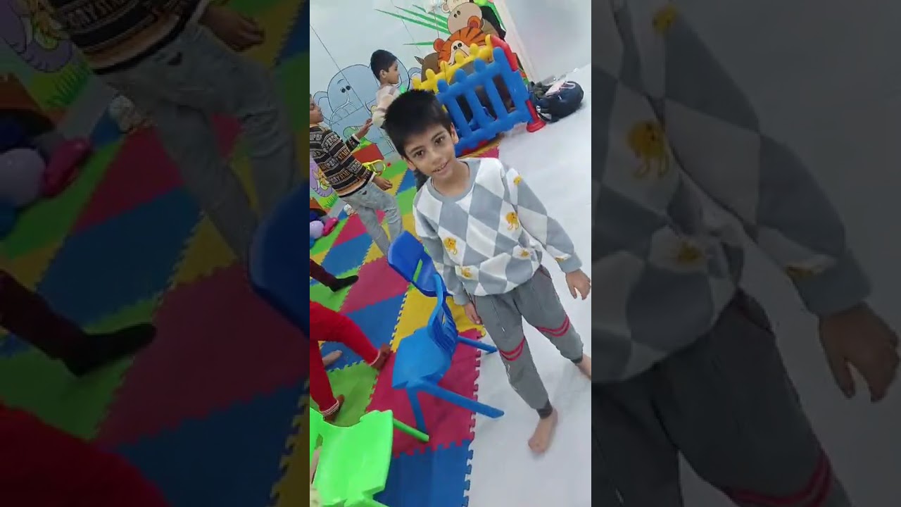 Learn musical chair how play when music on running and stop music then sit #khushboopsychologist 