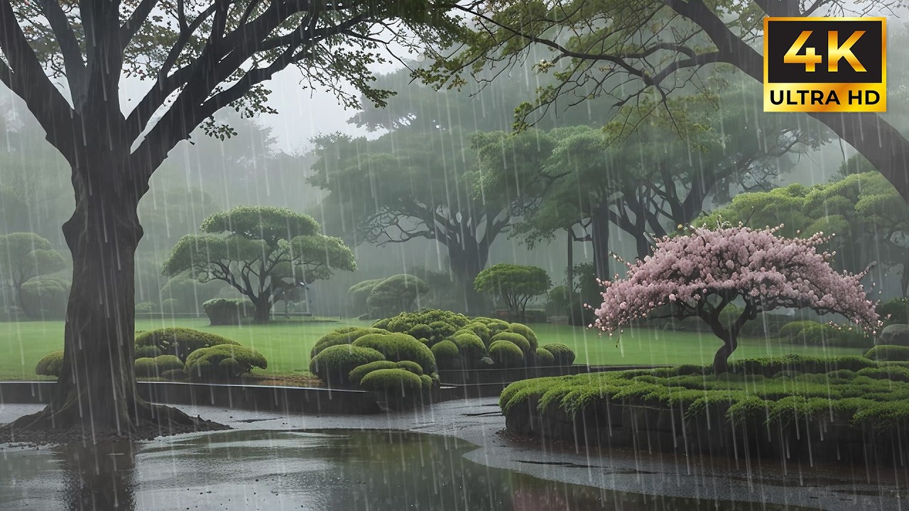 Relaxing Night Rain Ambience for Sleep to Fall Asleep Quickly and Beat Insomnia Tonight