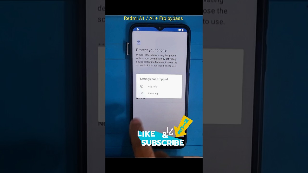 Redmi A1/ A1+ frp bypass// android 12/13 Go edition