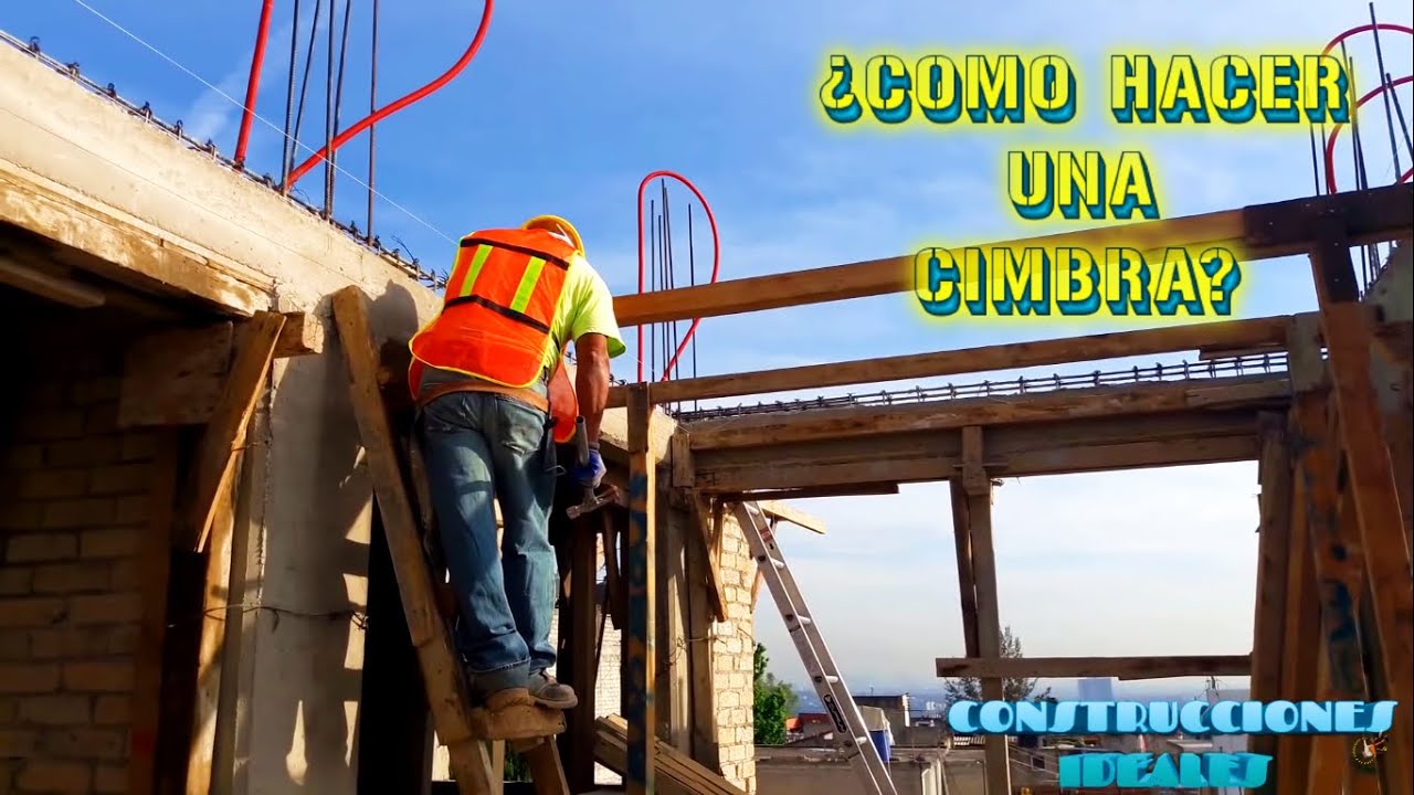 ¿Cómo hacer una cimbra con tarimas? | CONSTRUCCIONES IDEALES