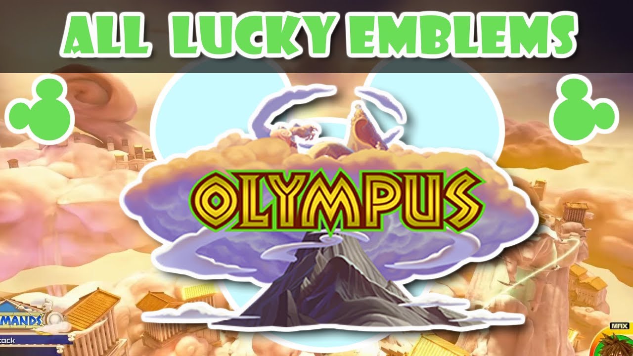 Kingdom Hearts 3 | All Lucky Emblem Locations (Hidden Mickeys) - Olympus