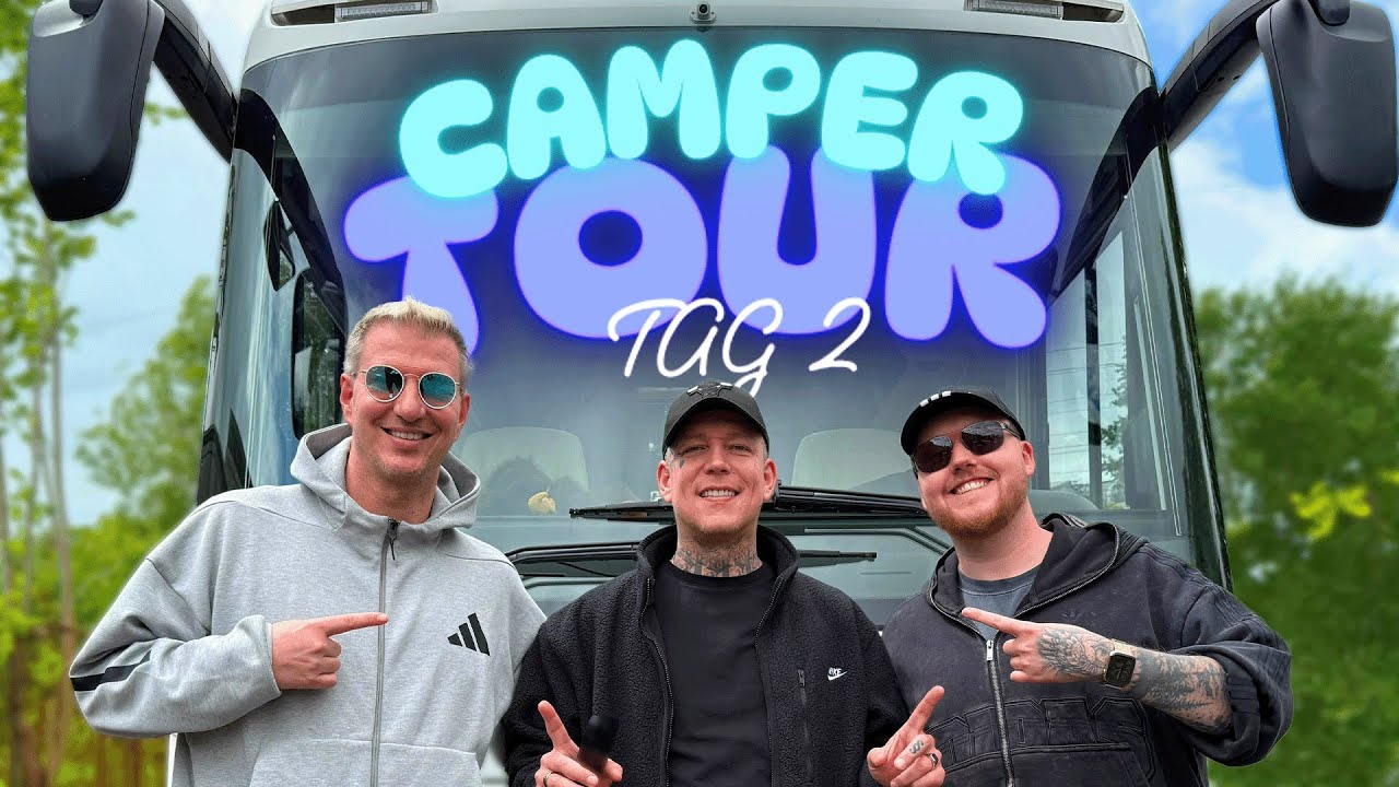 MONTE und TRYMACS kommen vorbei! | CAMPERTOUR von ZARBEX und SCHRADIN geht weiter! | Tag 2