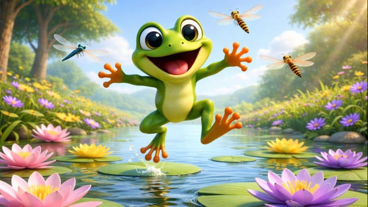 🐸La rana pepa  – Canción Infantil  | Música para Niños  | Party Boom🎈