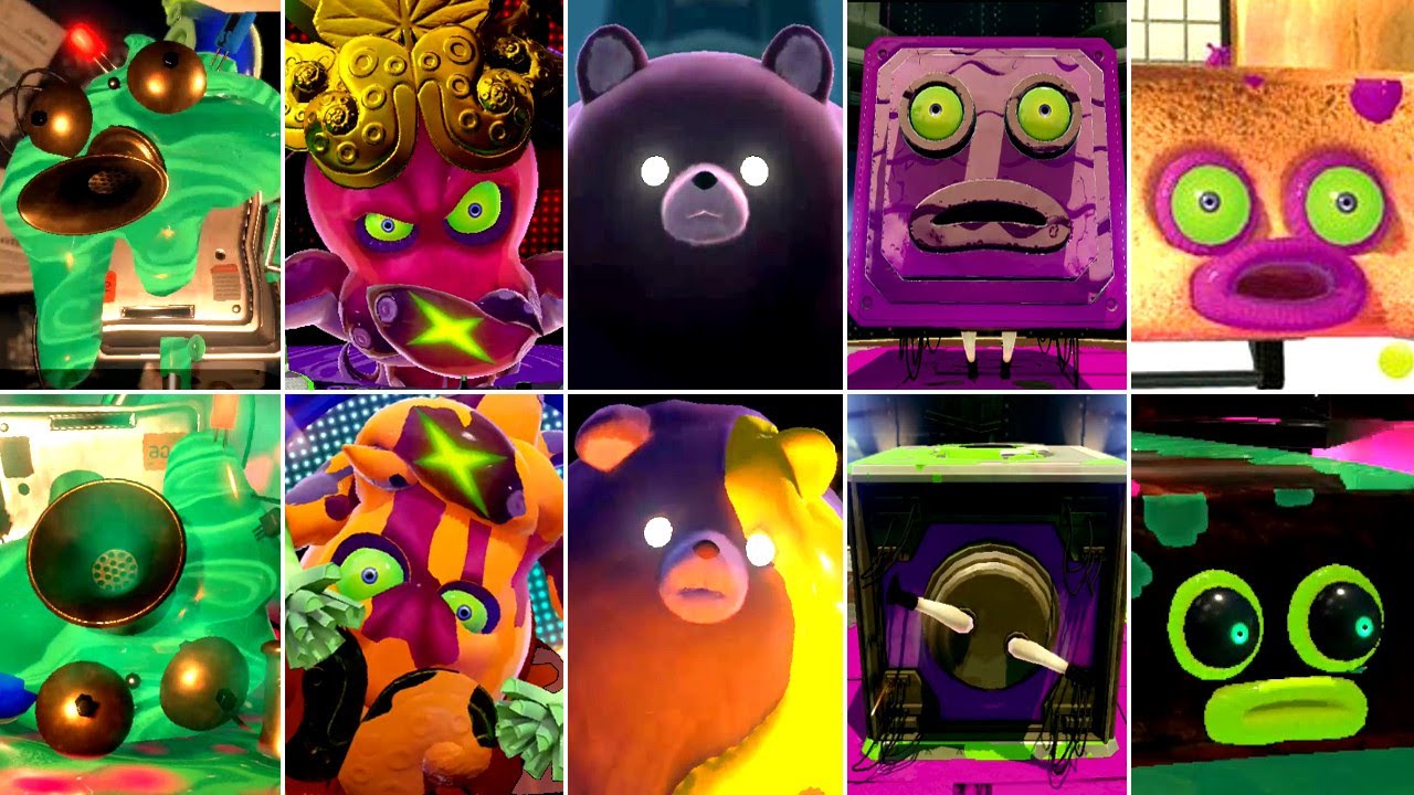 Splatoon Series - All Boss Intros & Outros (2015-2022)