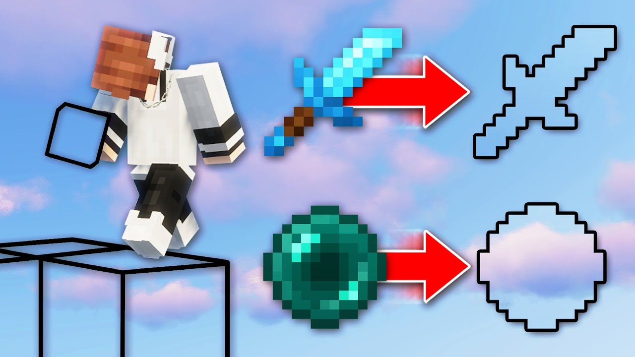 Bedwars But My Textures Are Invisible