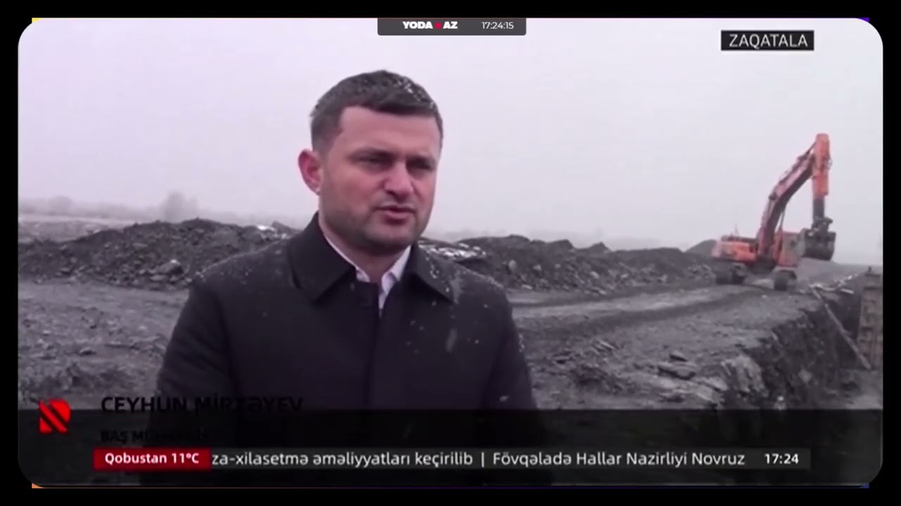 Zaqatalada çay məcralarında tənzimləmə işləri aparılır - 24.02.2026