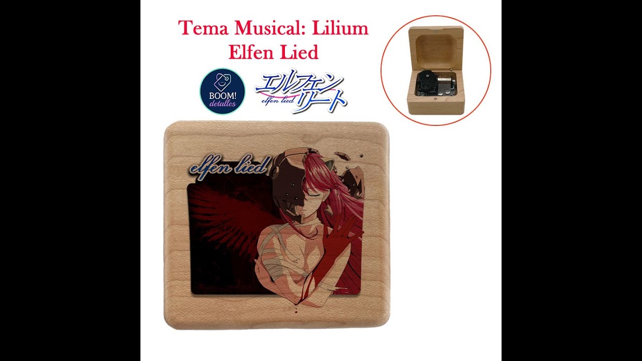 Caja Musical Elfen Lied Lilium ❤️ Anime 🎶
