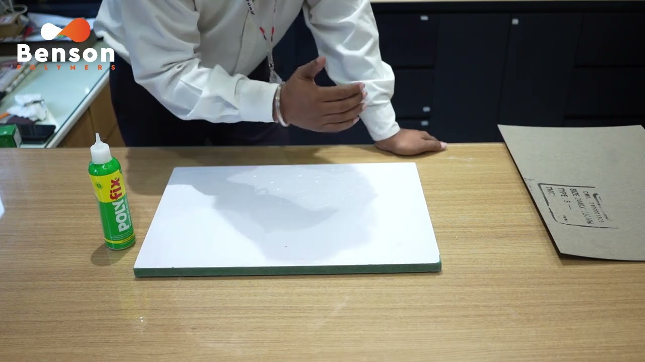 Laminate New Mica sheet on Old Mica using Polyfix Rapid HV Superglue | DIY Mica Furniture Repair