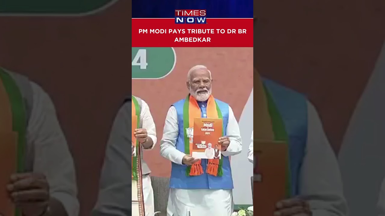 Watch: BJP Releases Its Election Manifesto - 'Sankalp Patra' For 2024 Lok Sabha Polls #shorts