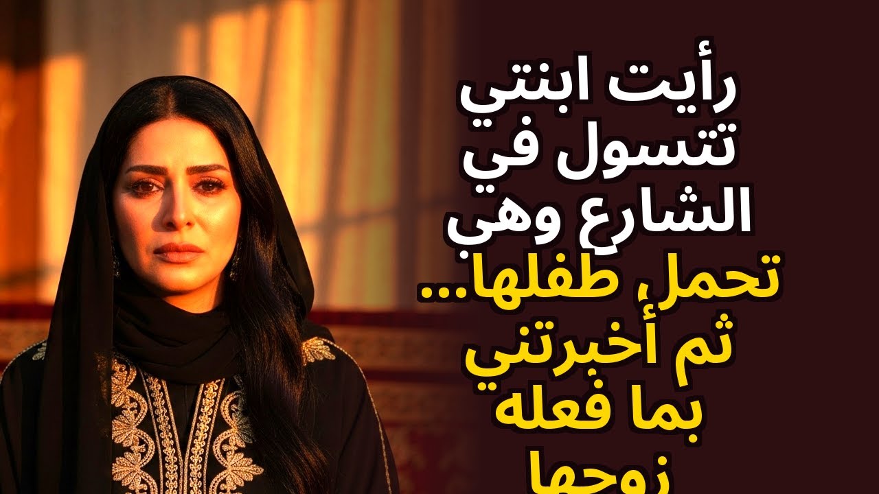 رأيت ابنتي تتسوّل في الشارع وهي تحمل طفلها — ثم أخبرتني بما فعله زوجها
