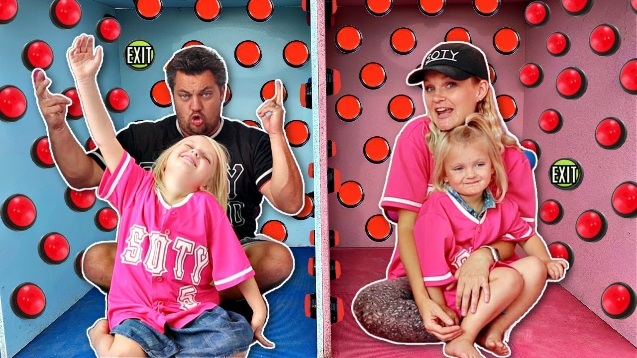 100 MYSTERY BUTTON Challenge!