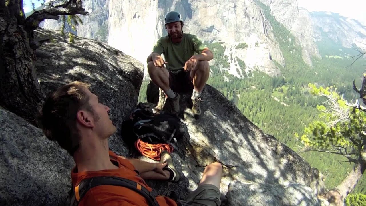 Climbing Middle Cathedral in Yosemite