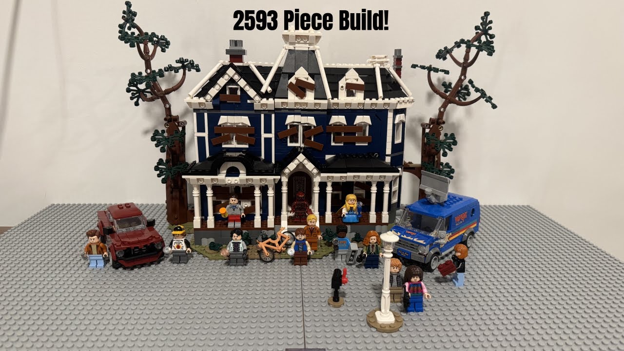 Lego Stranger Things The Creel House 11370 Stop Motion Build
