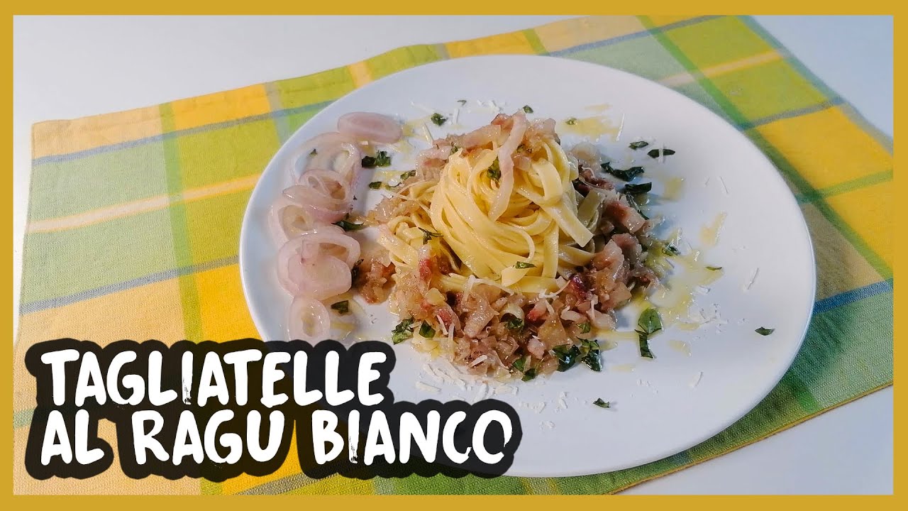 Tagliatelle al ragù bianco con pancetta e cipolle di Tropea #76