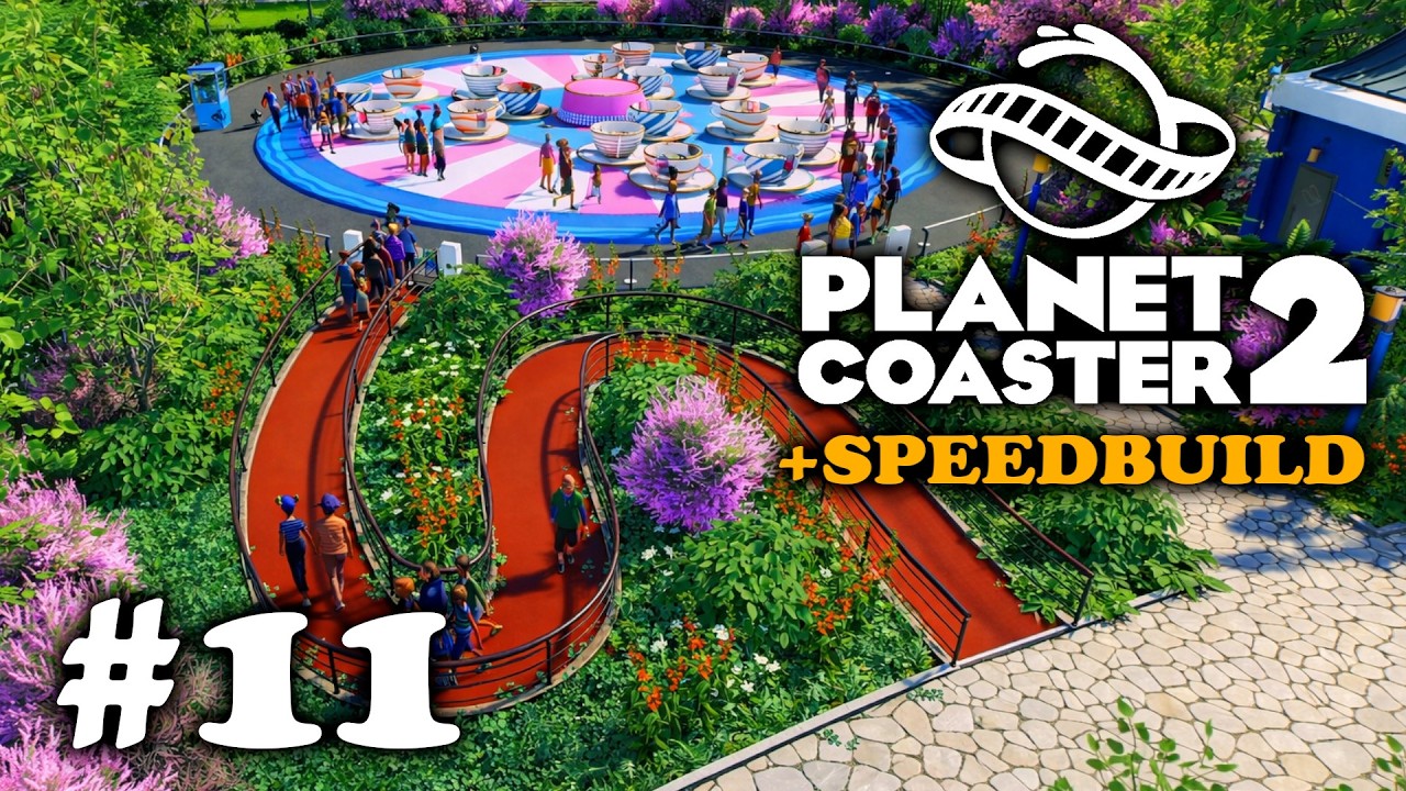 Planet Coaster 2 🎢 #11: Die nächste Warteschlange Dekorieren 🤗🌳 [Deutsch] [PC]