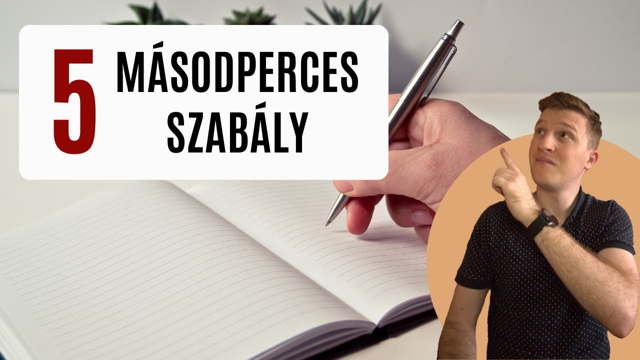 Gyógymód kóros halogatóknak: 5 másodperces szabály