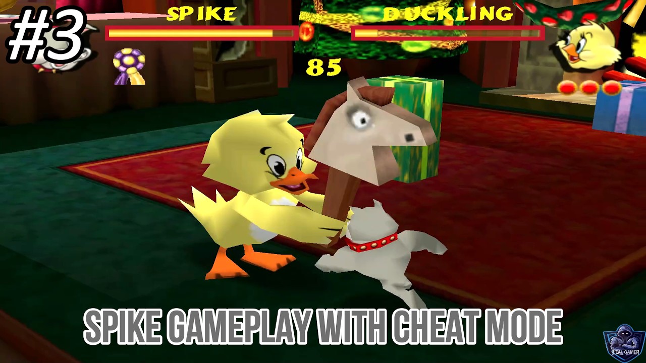 Tom and Jerry in Fists of Furry Walkthrough Gameplay With Cheat Mode Part 3 - Spike (PC) (HD)
