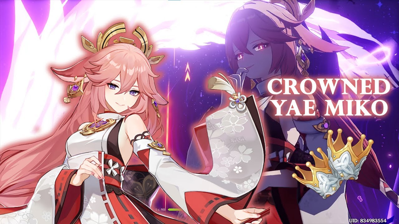 Crowned Yae Miko Looks Like - Genshin Impact