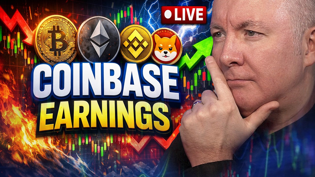 🚨 Coinbase Earnings LIVE: Crypto Capitulation Sparks Rebound Rally? | Martyn Lucas Investor