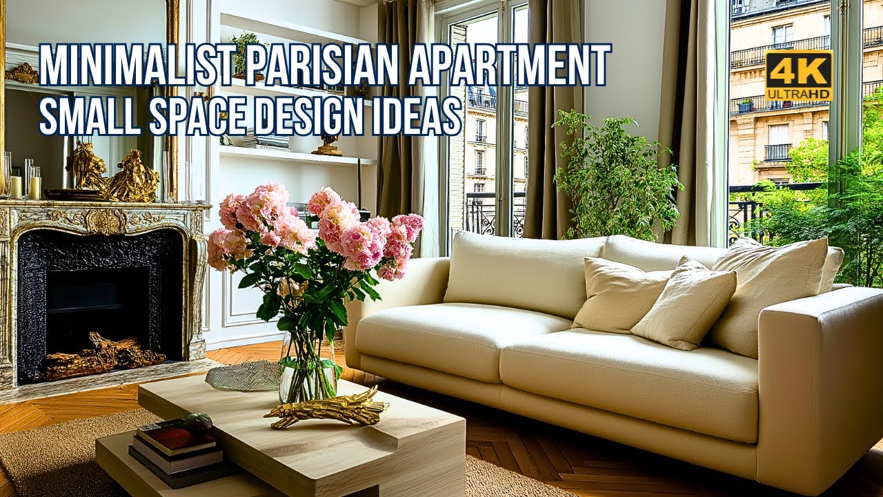 Chic Parisian Minimalist Apartment Tour: Secrets to Small Space Living!