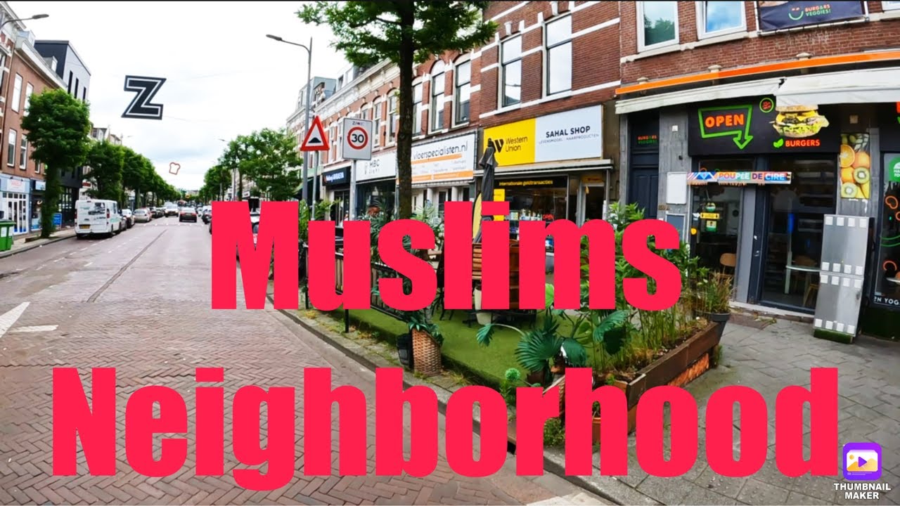 Netherlands 2024 (4K) - Walking in Muslims neighborhood