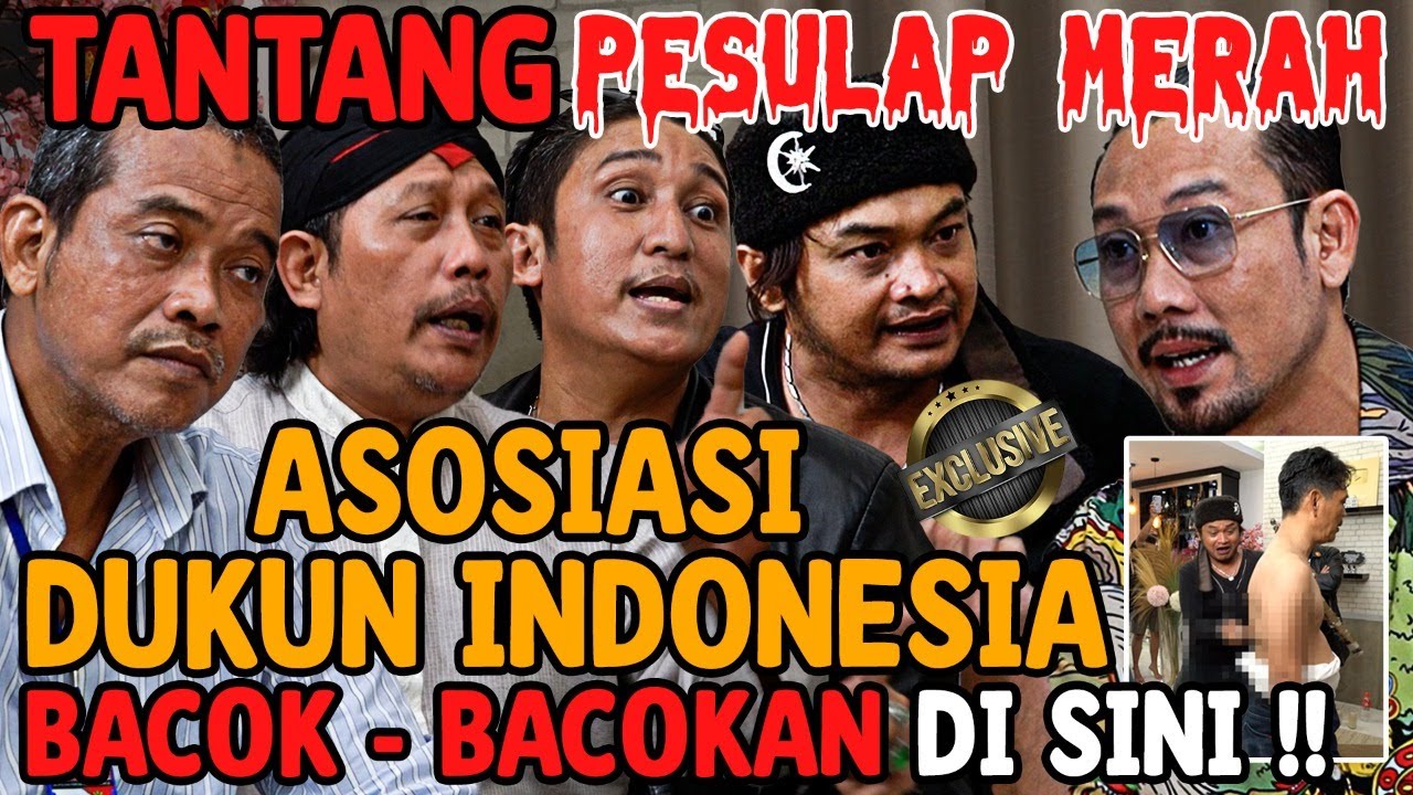 ASOSIASI DUKUN INDONESIA TANTANG PESULAP MERAH!, DEBAT SAMPE B4C*K-BAC*K4N DISINI!!