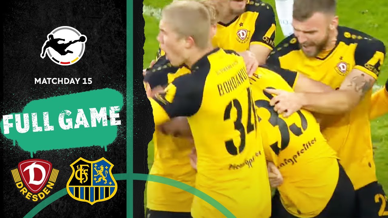Dynamo Dresden vs. 1. FC Saabr&uuml;cken | Full Game | 3rd Division 2024/25