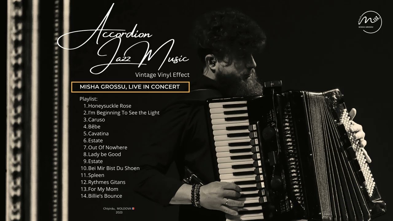 Accordion Jazz Music - @MishaGrossu live in concert. Chisinau, Moldova 🇲🇩 2023