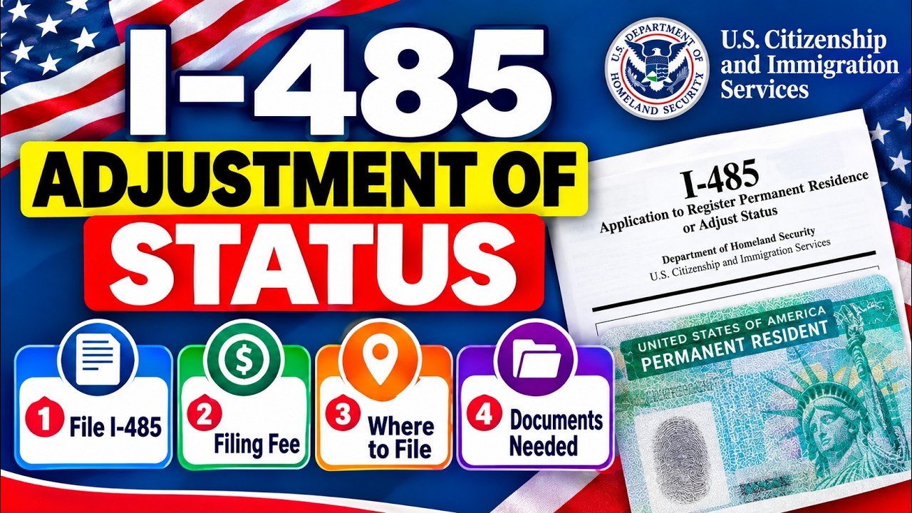 How to Fill out Form I-485 ADJUSTMENT OF STATUS. New Edition 09/04/2026