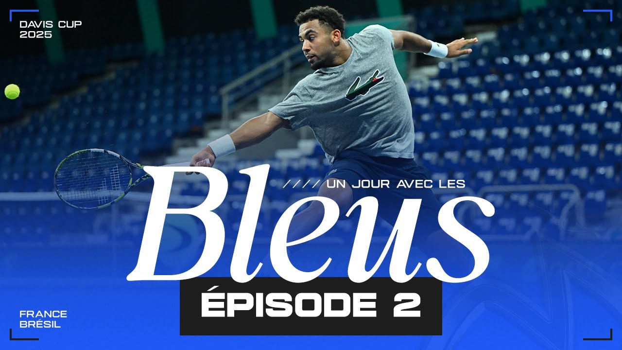 🇫🇷🇧🇷 Un Jour avec les Bleus #2 | France-Brésil | Davis Cup 2025