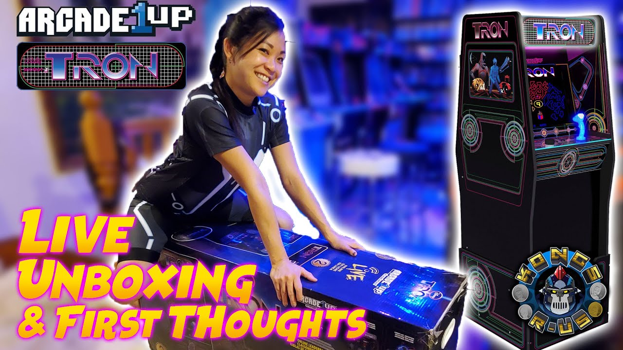 Arcade1Up Tron LIVE Unboxing and First Thoughts