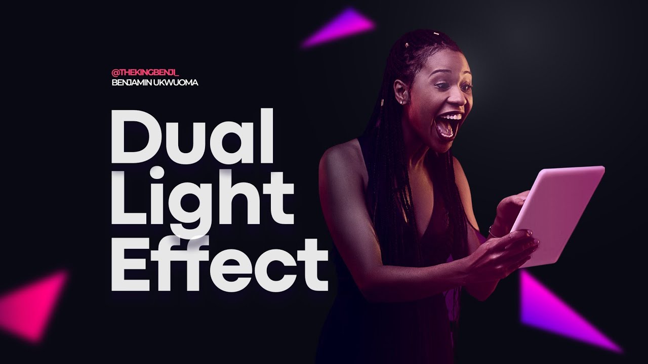 HOW TO CREATE DUAL LIGHT EFFECT IN CANVA 💥